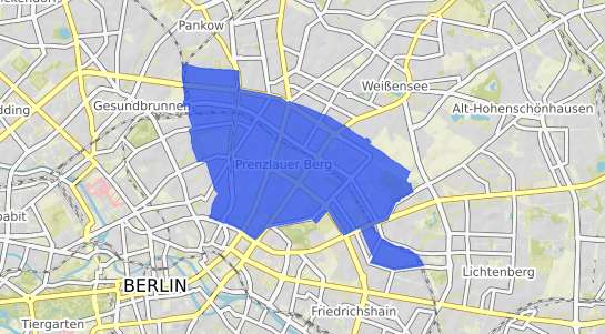 Bodenrichtwertkarte Berlin Prenzlauer Berg